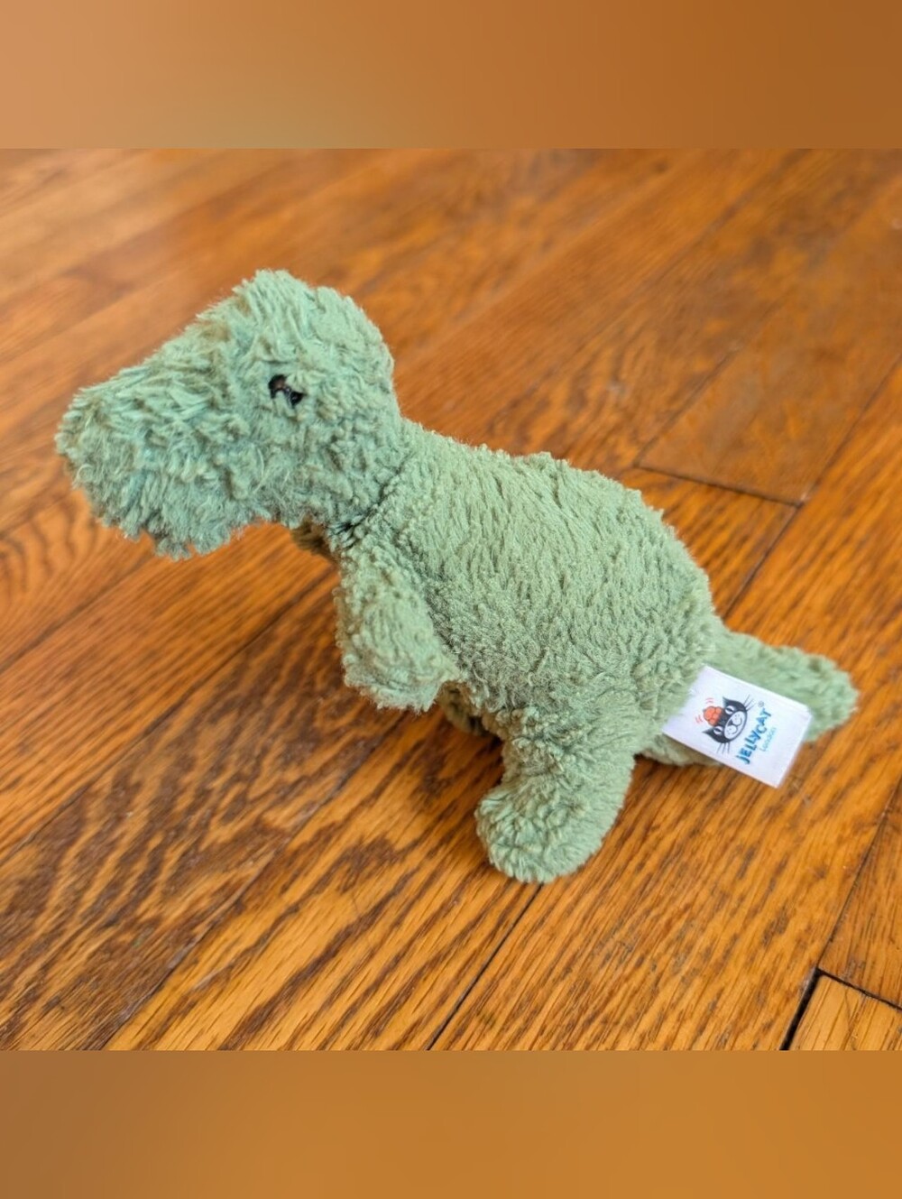 Jellycat Mini Fossily T Rex Green Dinosaur Stuffed Animal Retired